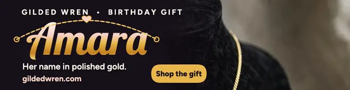 Gilded Wren nameplate billboard template