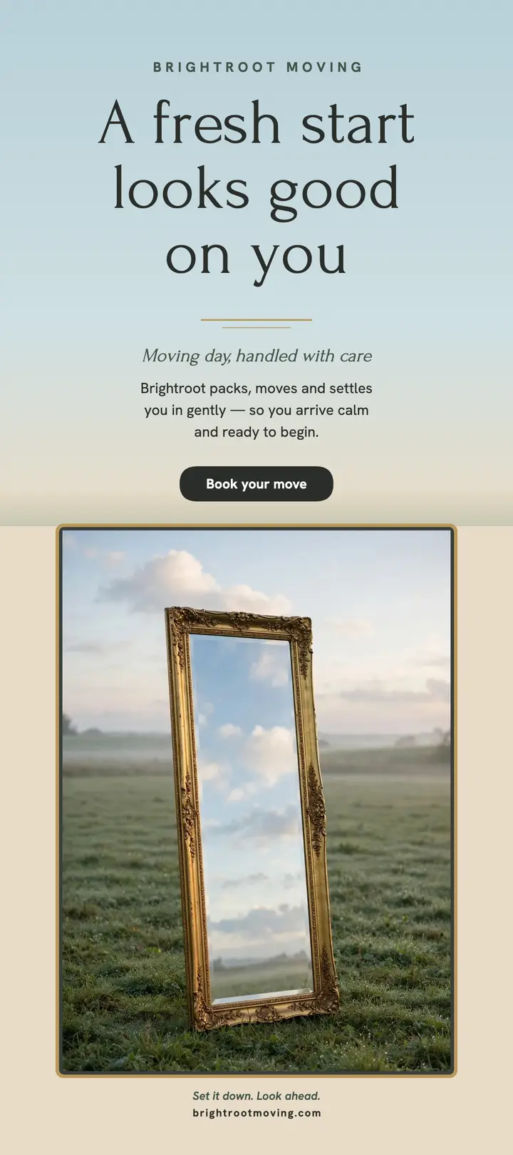 Brightroot fresh start mirror rack card template