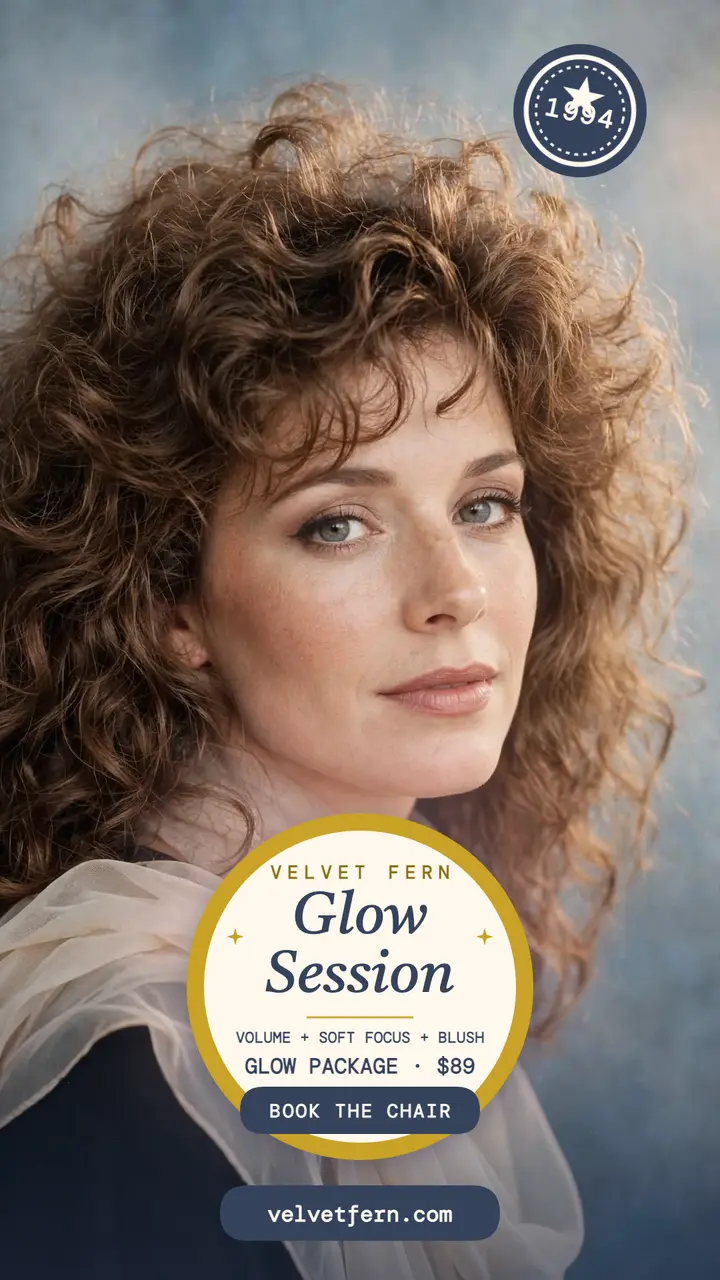 Velvet Fern glow session glamour story template