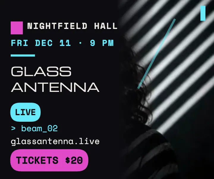 Glass Antenna projected live ad template
