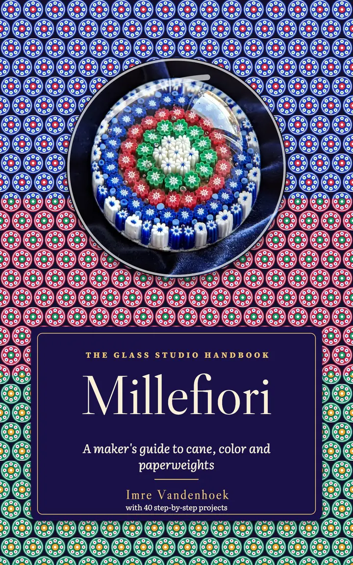 Millefiori glass paperweight ebook cover template