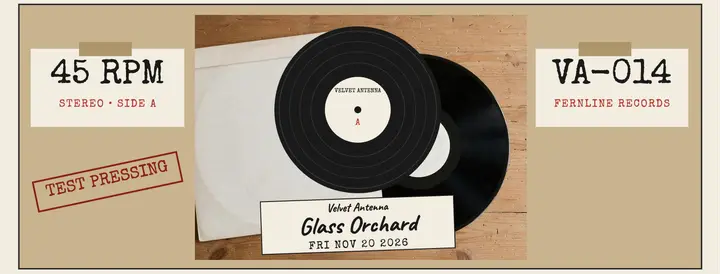 Glass Orchard test pressing cover template
