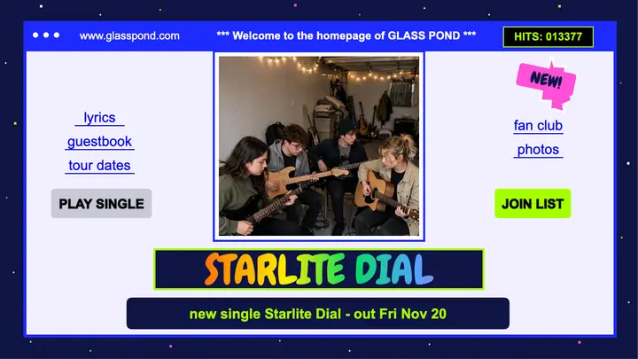 Glass Pond Starlite Dial homepage thumbnail template