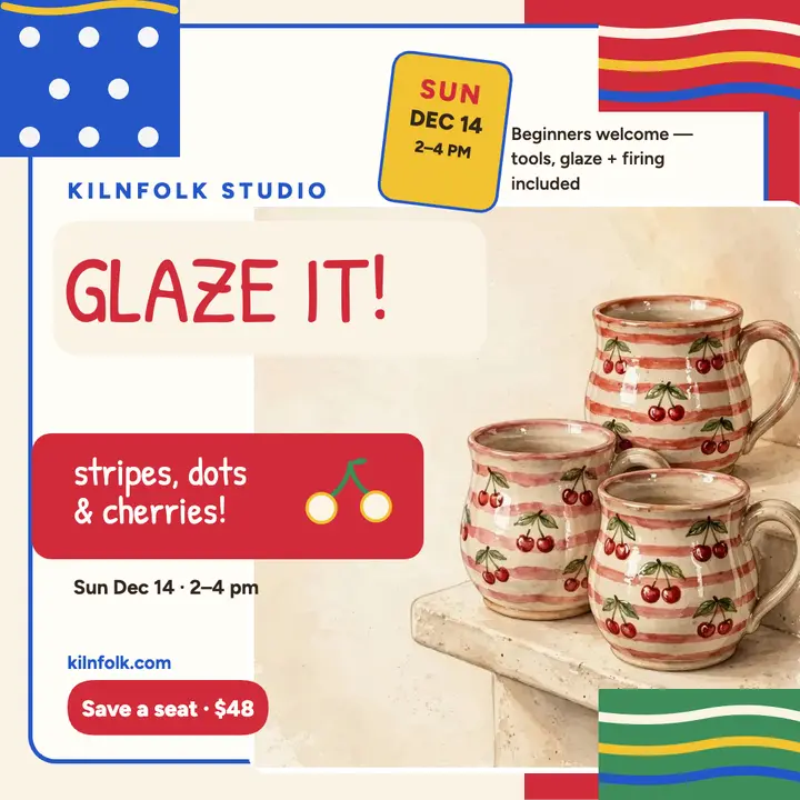 Kilnfolk Glaze It pottery class post template