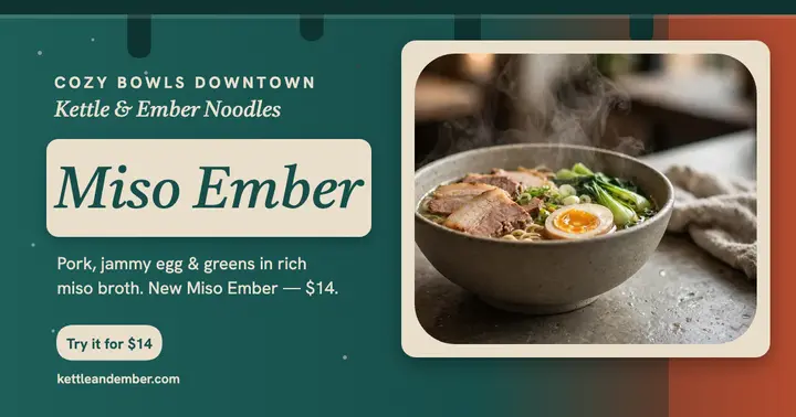 Kettle and Ember ramen counter post template