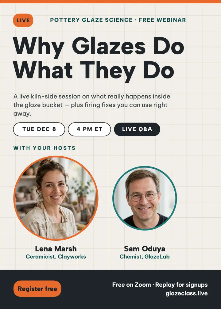 Glaze science live webinar invite template