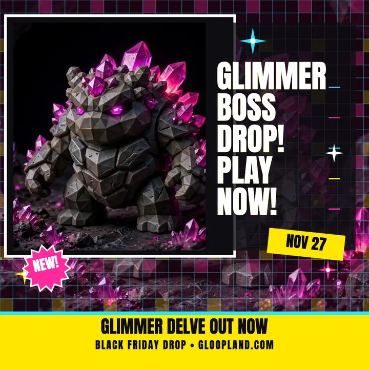 Glimmer Delve boss drop post template