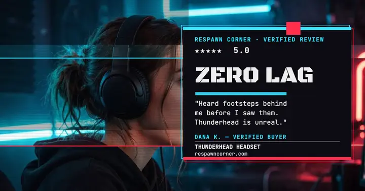 Respawn Corner headset review, glitch template