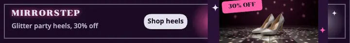Mirrorstep glitter heels sale leaderboard template