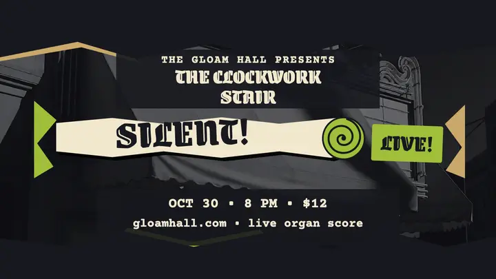 Gloam Hall silent screening night thumbnail template