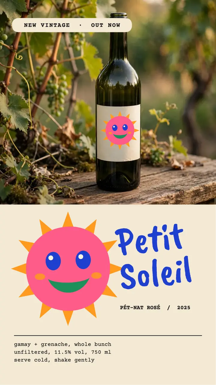 Petit Soleil new vintage story template