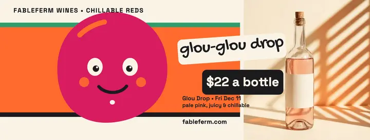 Fableferm sun wine drop cover template