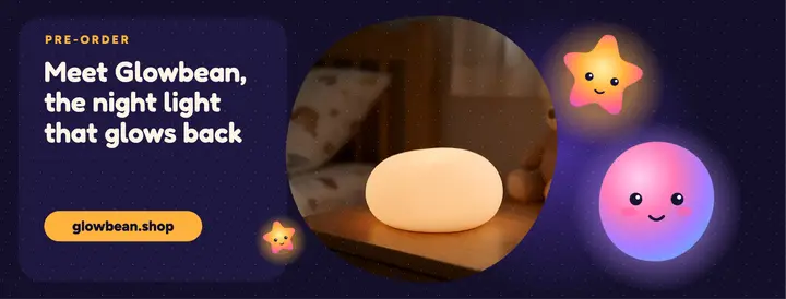 Glowbean night light pre-order cover template