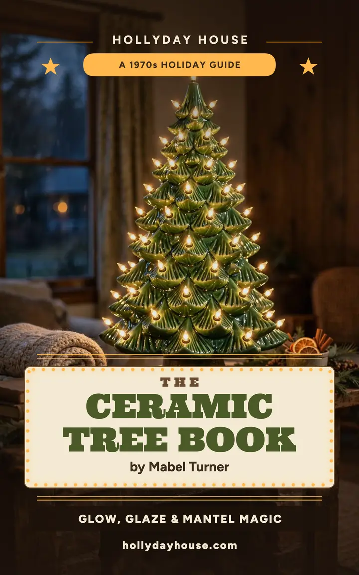 Hollyday House ceramic tree holiday ebook template