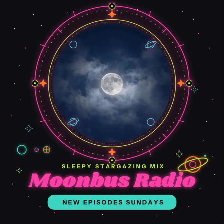 Moonbus Radio stargazing music cover template