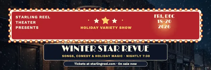 Starling Reel Winter Star Revue header template
