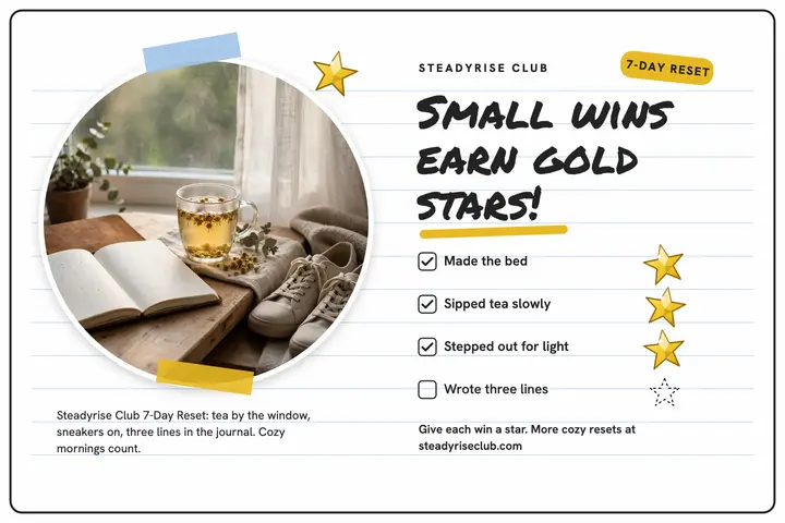 Steadyrise morning wins star chart template