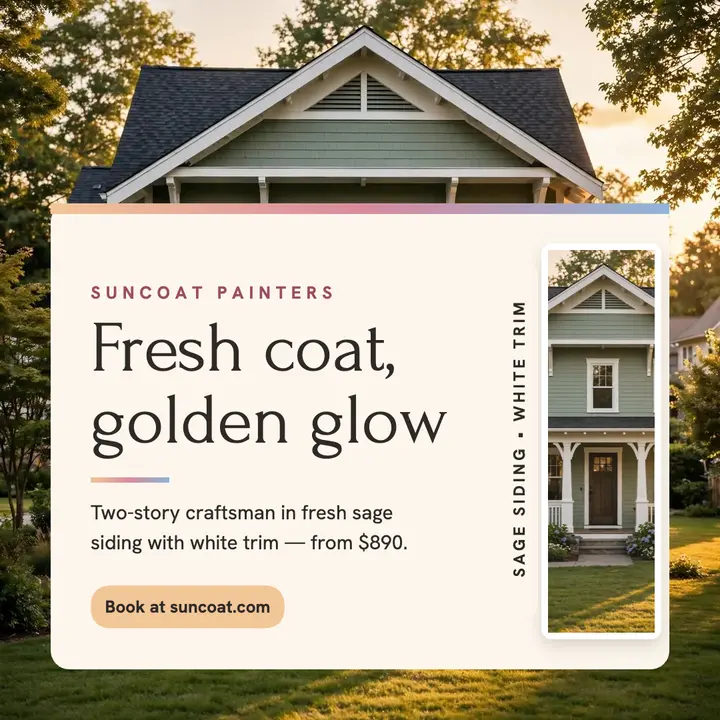 Suncoat golden hour painter post template