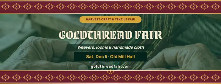 Goldthread Fair harvest cover template