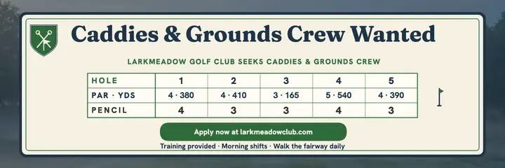 Larkmeadow caddy hiring scorecard header template