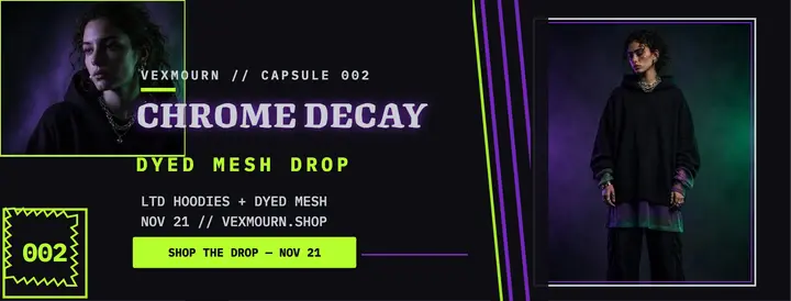 Vexmourn goth capsule drop cover template