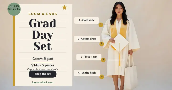 Loom and Lark grad outfit guide template