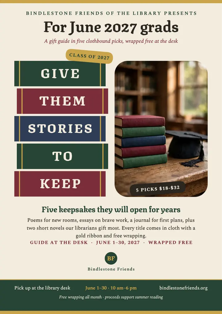 Bindlestone graduation book gift guide template