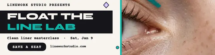 Linework Studio liner masterclass billboard template
