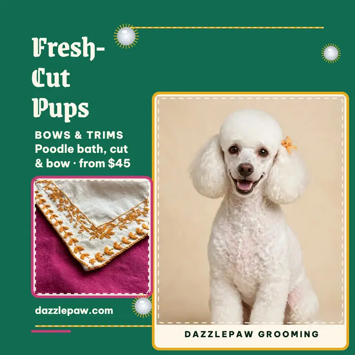 Dazzlepaw Fresh-Cut Pups mirror post template