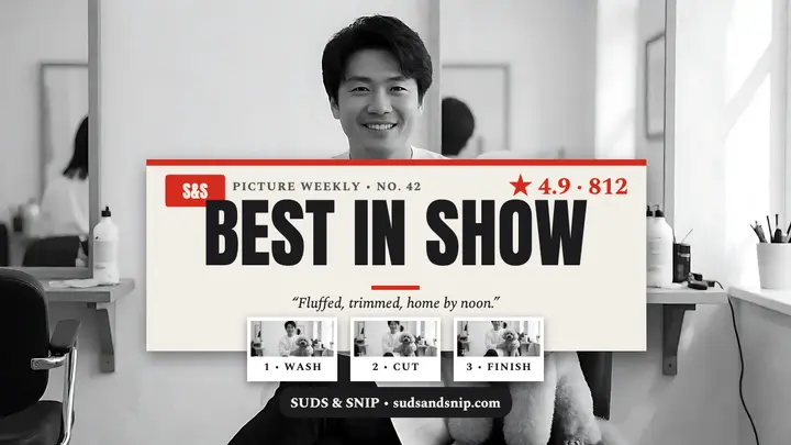 Suds and Snip best in show review thumb template