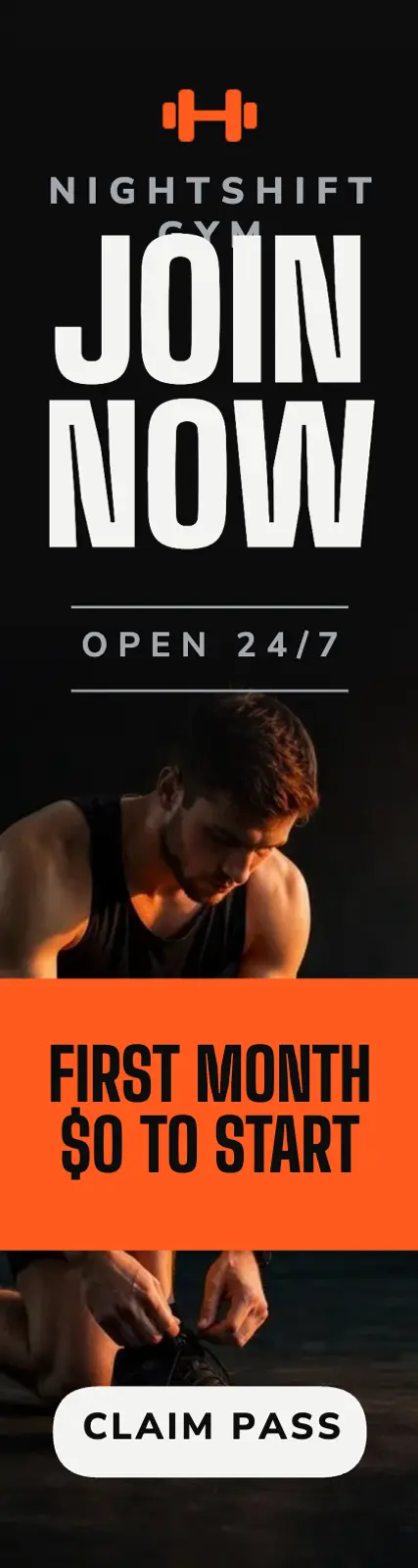 Join now gym skyscraper template