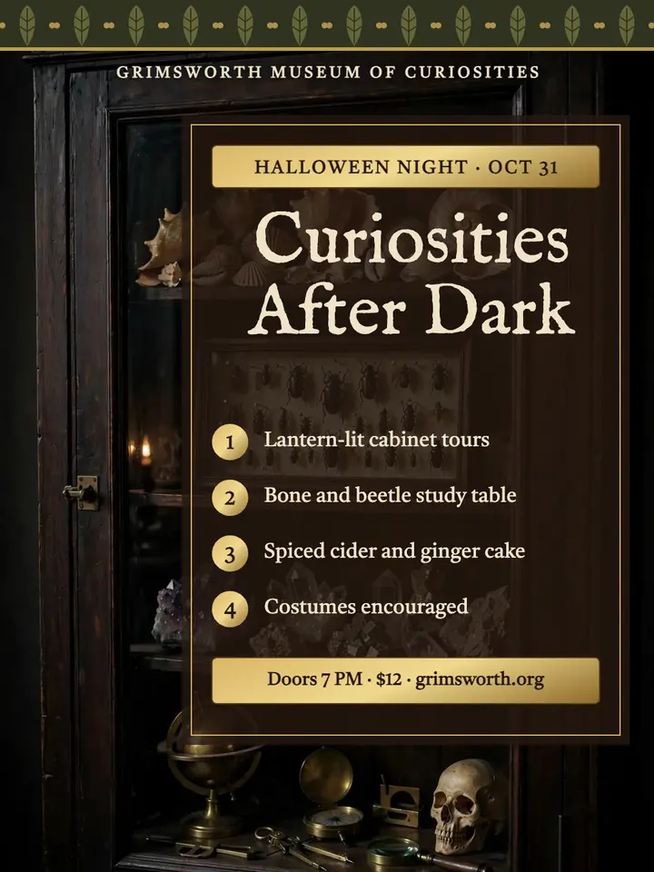 Grimsworth curiosities after dark template