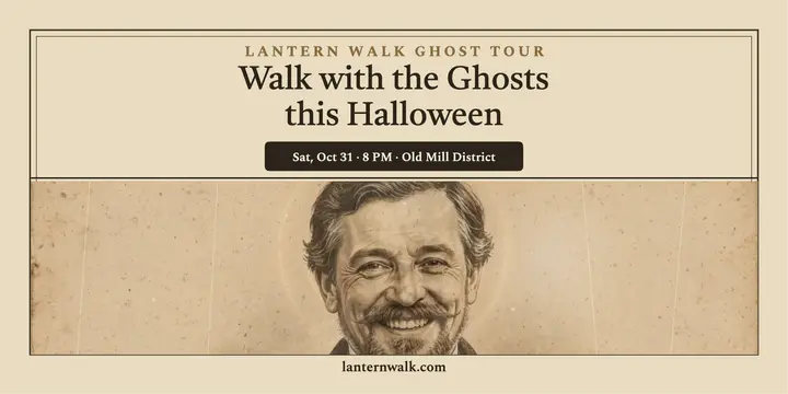 Lantern Walk ghost tour sepia post template