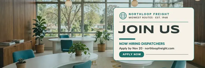 Northloop Freight hiring header, handbook: hiring header template