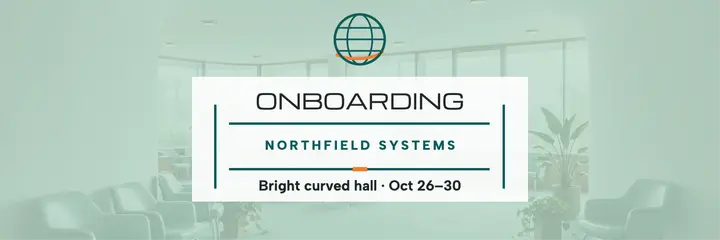 Northfield Systems onboarding week header template