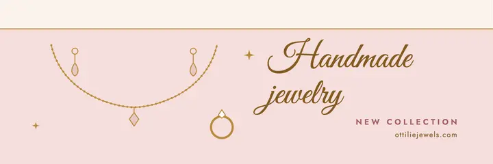 Handmade jewelry X header template