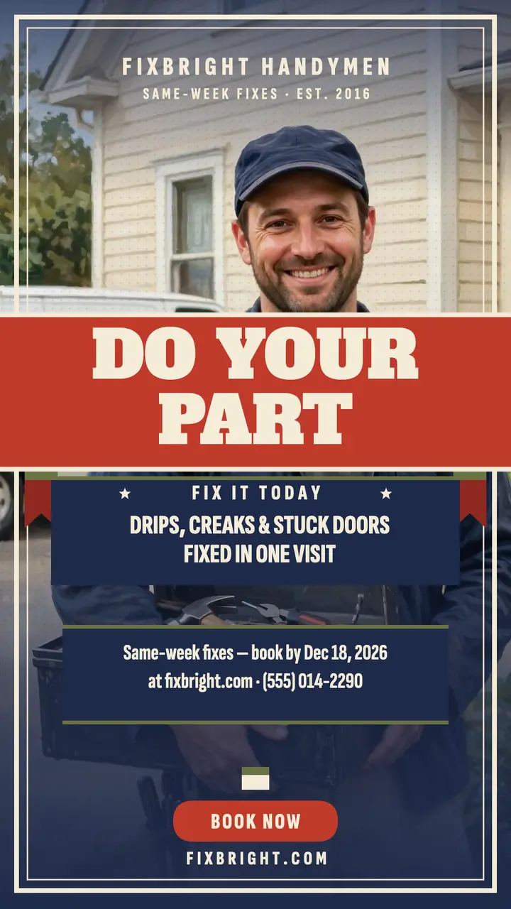 Fixbright do your part handyman story template