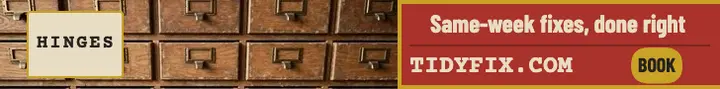 Tidyfix Handyman same-week fixes leaderboard: handyman ad template