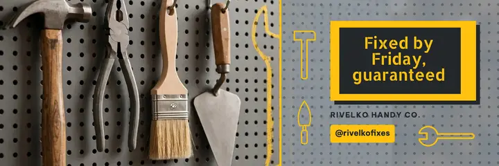 Rivelko Handy Co. fixed by Friday X header template
