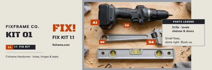Fixframe Handymen fix-it kit header template