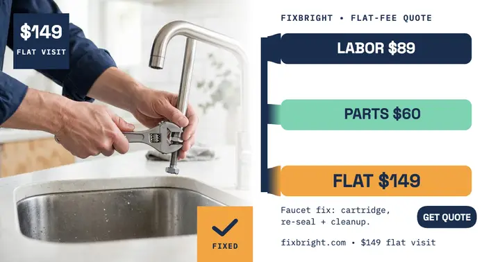 Fixbright handyman flat fee flow post template