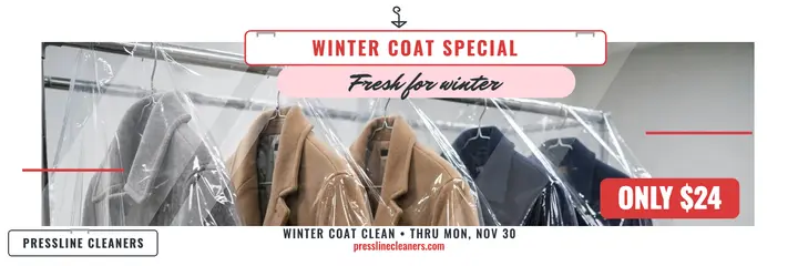 Pressline winter coat care header template