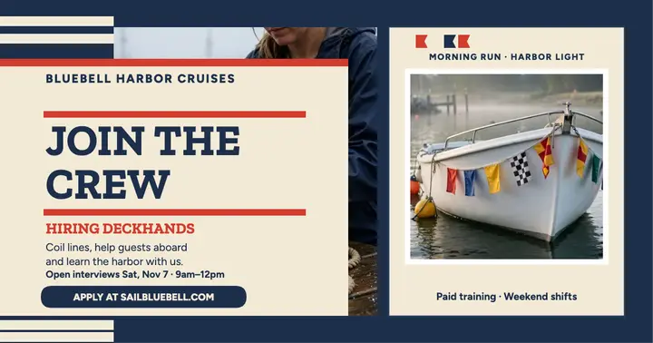 Bluebell deckhand hiring post template