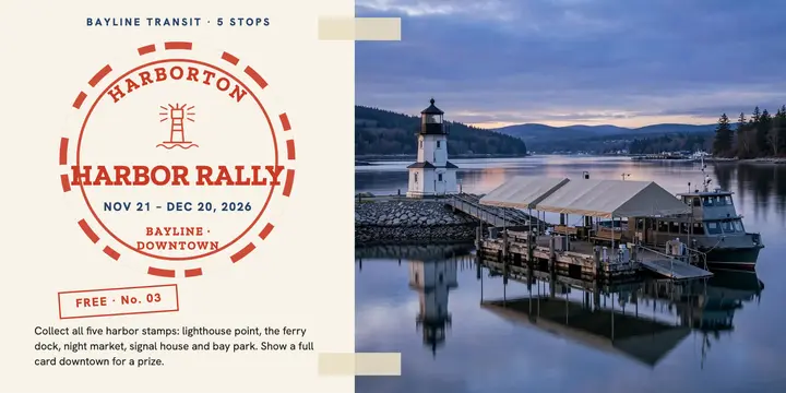 Harborton stamp rally travel post template