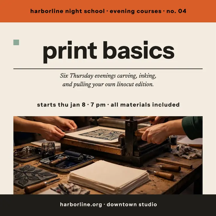 Harborline print basics night course post template