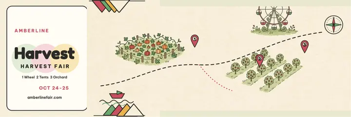 Amberline Harvest Fair map header template