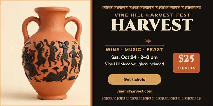Vine Hill Harvest Fest vase post template