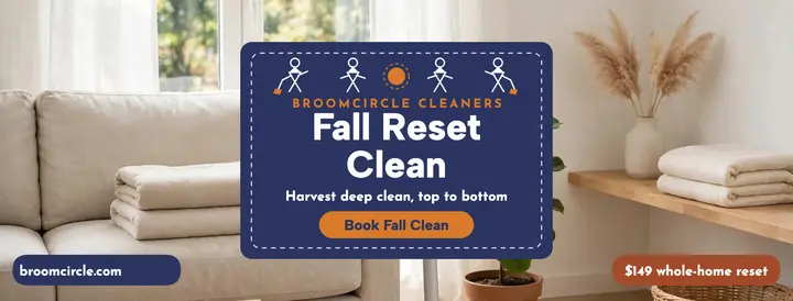 Broomcircle Fall Reset Clean cover template