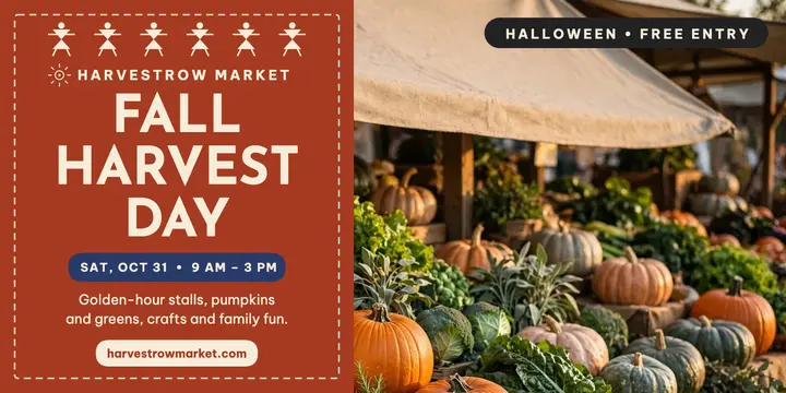 Harvestrow Fall Harvest Day warli post template