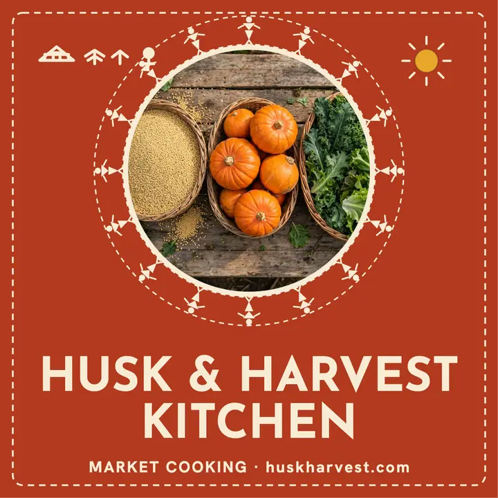 Husk and Harvest Kitchen harvest podcast template